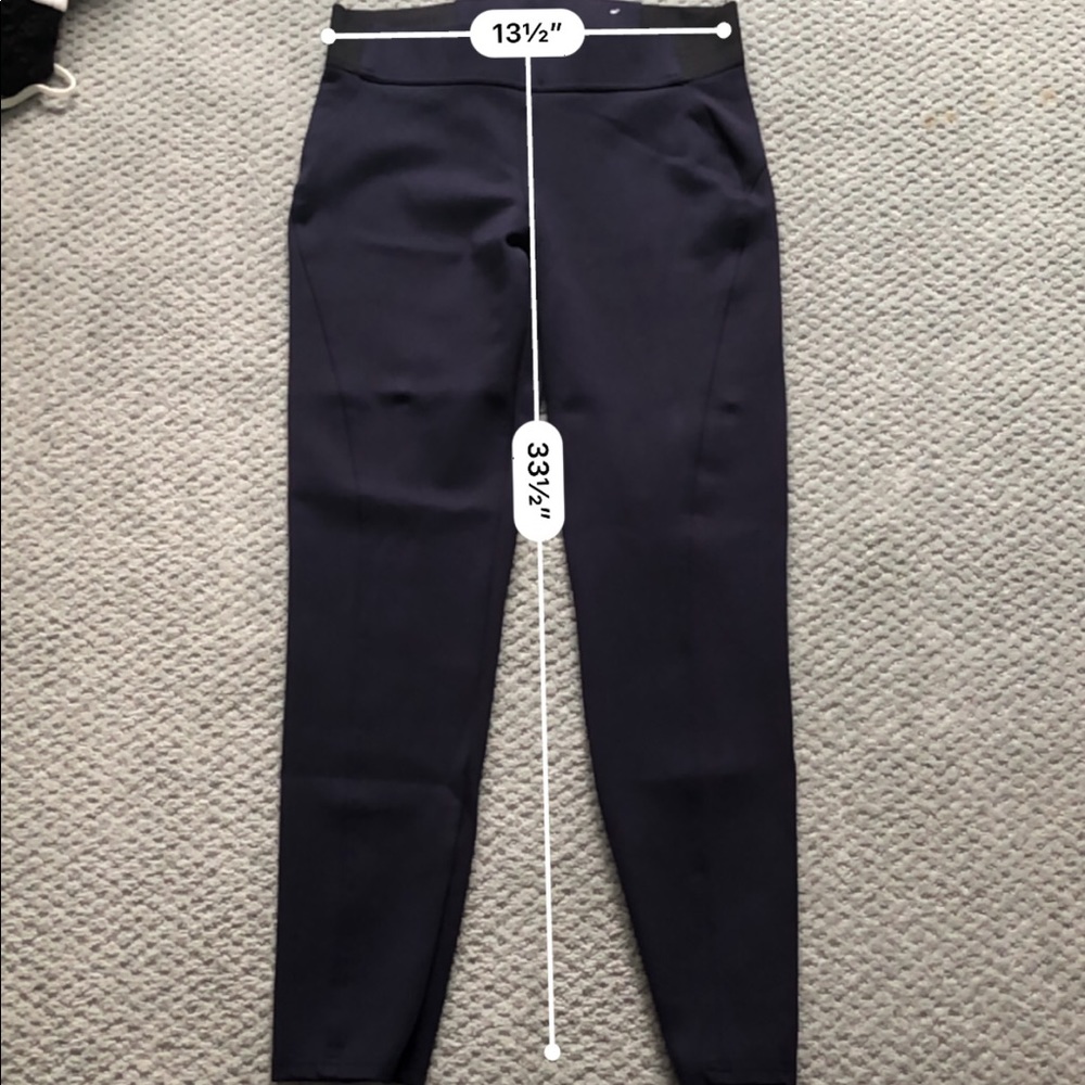 Navy Skinny Mid-rise Leggings